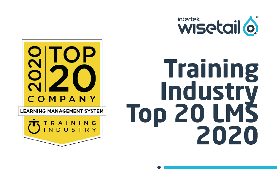 Training Industry Top 20 LMS 2020 - Wisetail Learning & Operations